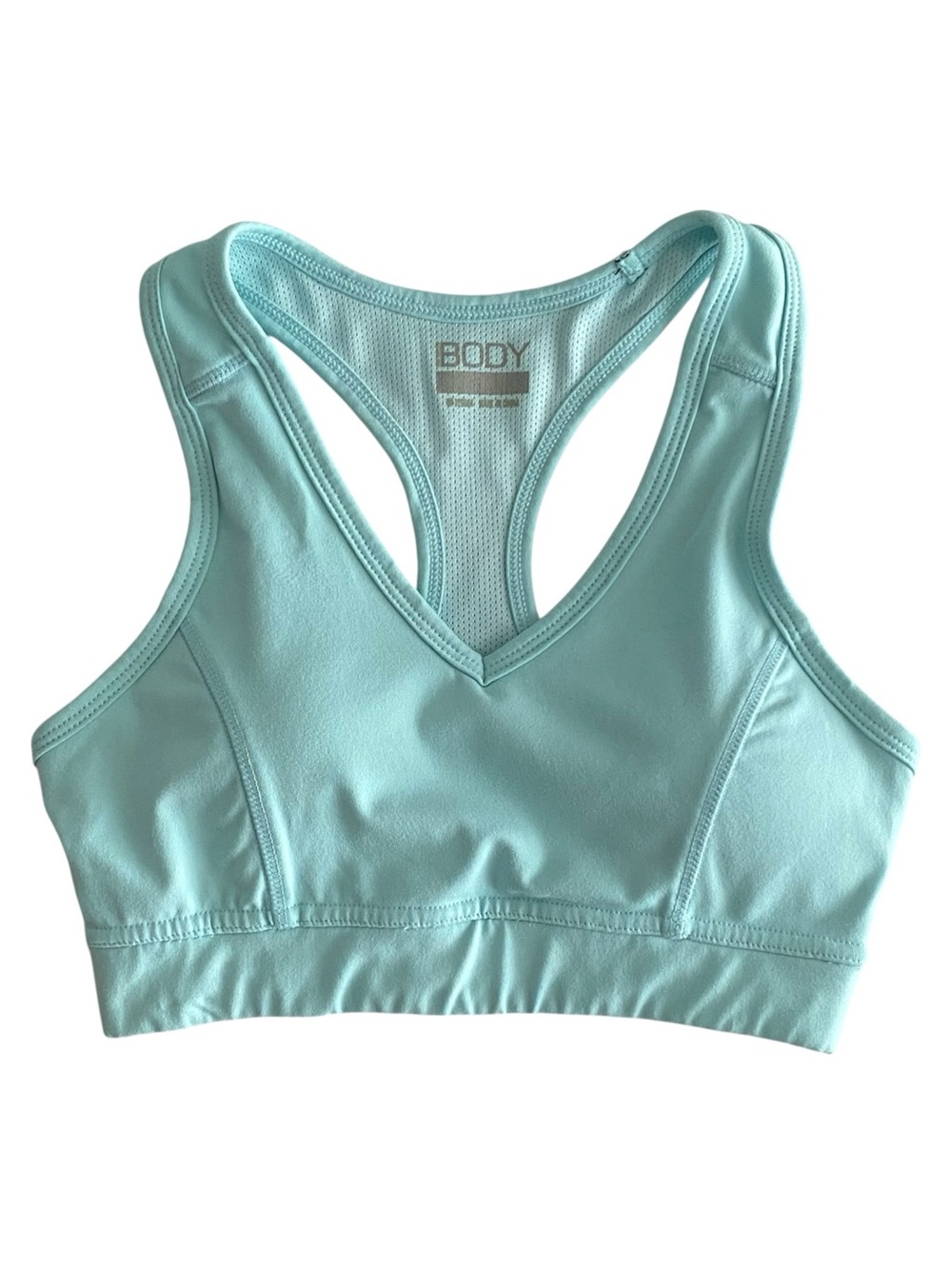 Cotton On Body Light Aqua Blue Racerback Sports Bra Women's Size XS